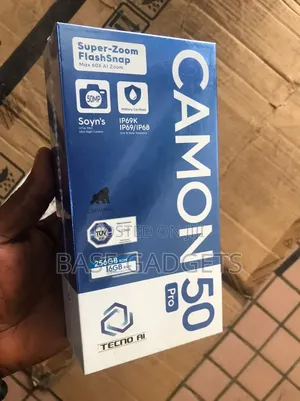 New Tecno Camon 50 Pro 256 GB Black