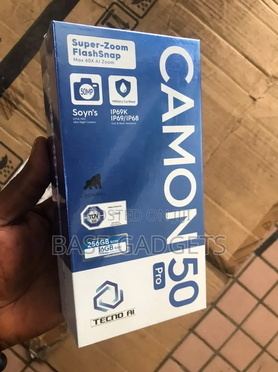 New Tecno Camon 50 Pro 256 GB Black