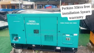 Heavy Duty Perkins 35kVA Diesel Generator Available