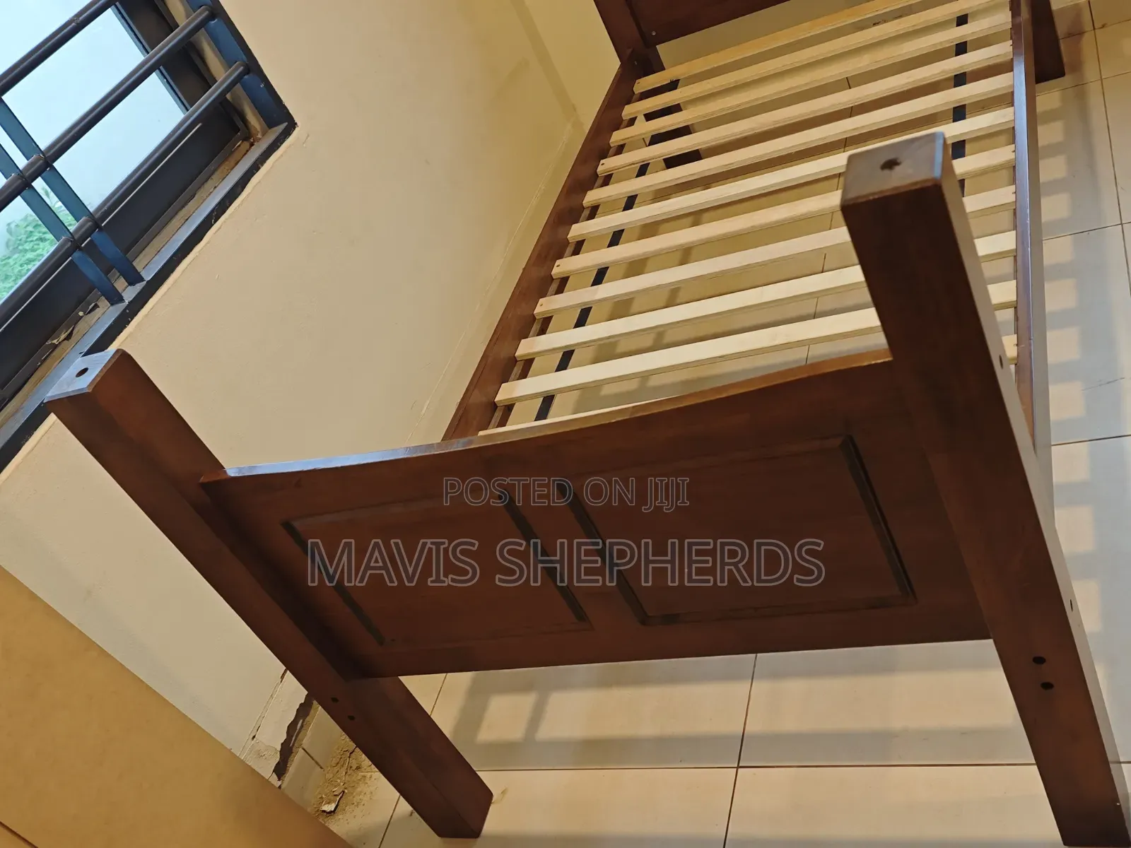 Foreign Wooden Twin Bunk Bed