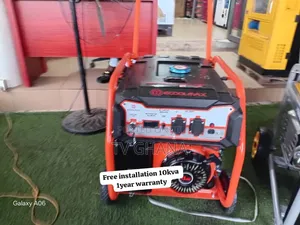 Ecoolmax 10kVA Silent Petrol Generator – 100% Copper Coil, 10kva