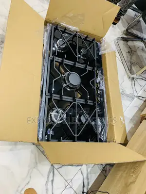 Ultra Modern Sleek 5burner All Gas Kenwood 90Cm Black