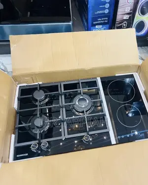 Shop Sleek Kenwood 90cm Tempered Glass Hob(Black) 