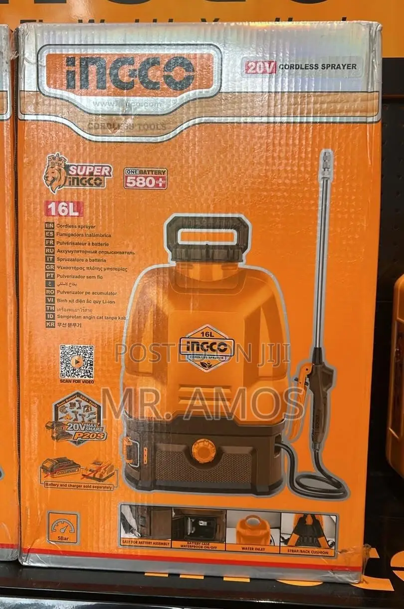 16l Cordless Knapsack Sprayer 20v - Cspli20162