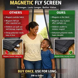 Durable Magnetic Fly Screen
