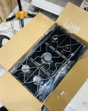 Get Sleek Kenwood 90cm 5 Gas Hob(Tempered Glass) 