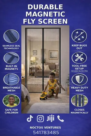 Durable Magnetic Fly Screen