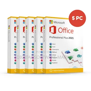 Microsoft Office 2021 Pro Plus (5 PC) (Lifetime License / Global)