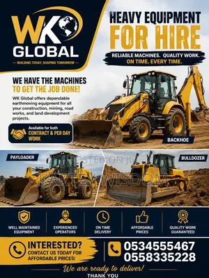 Heavy Equipment for Rent