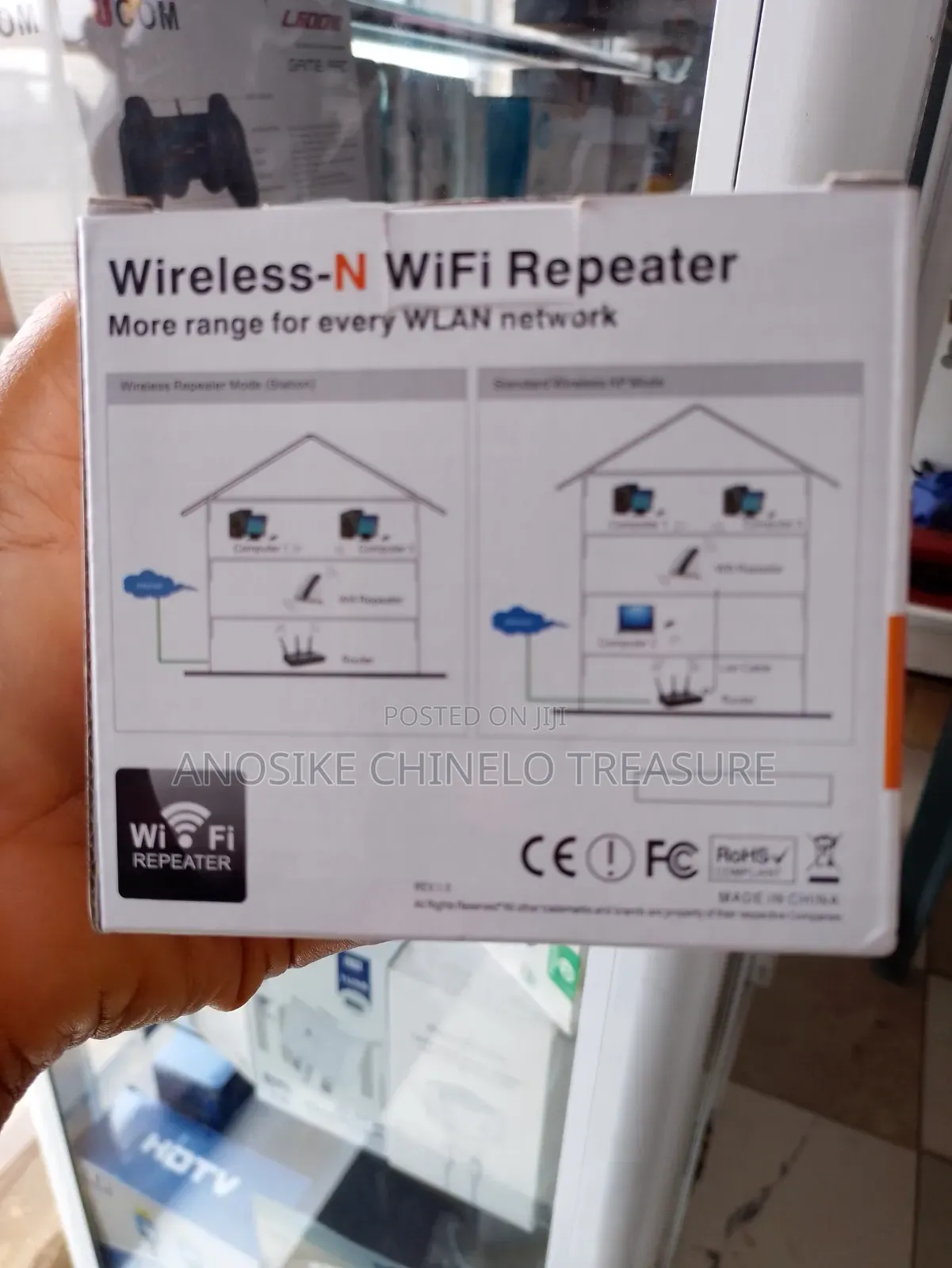 Wireless-N WiFi Repeater 300Mbps WiFi Range Extender
