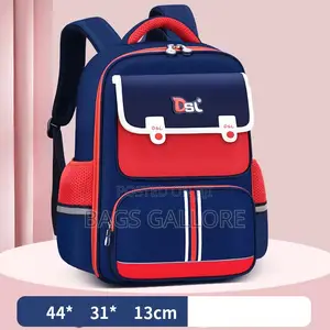 School Bag Red and Blue