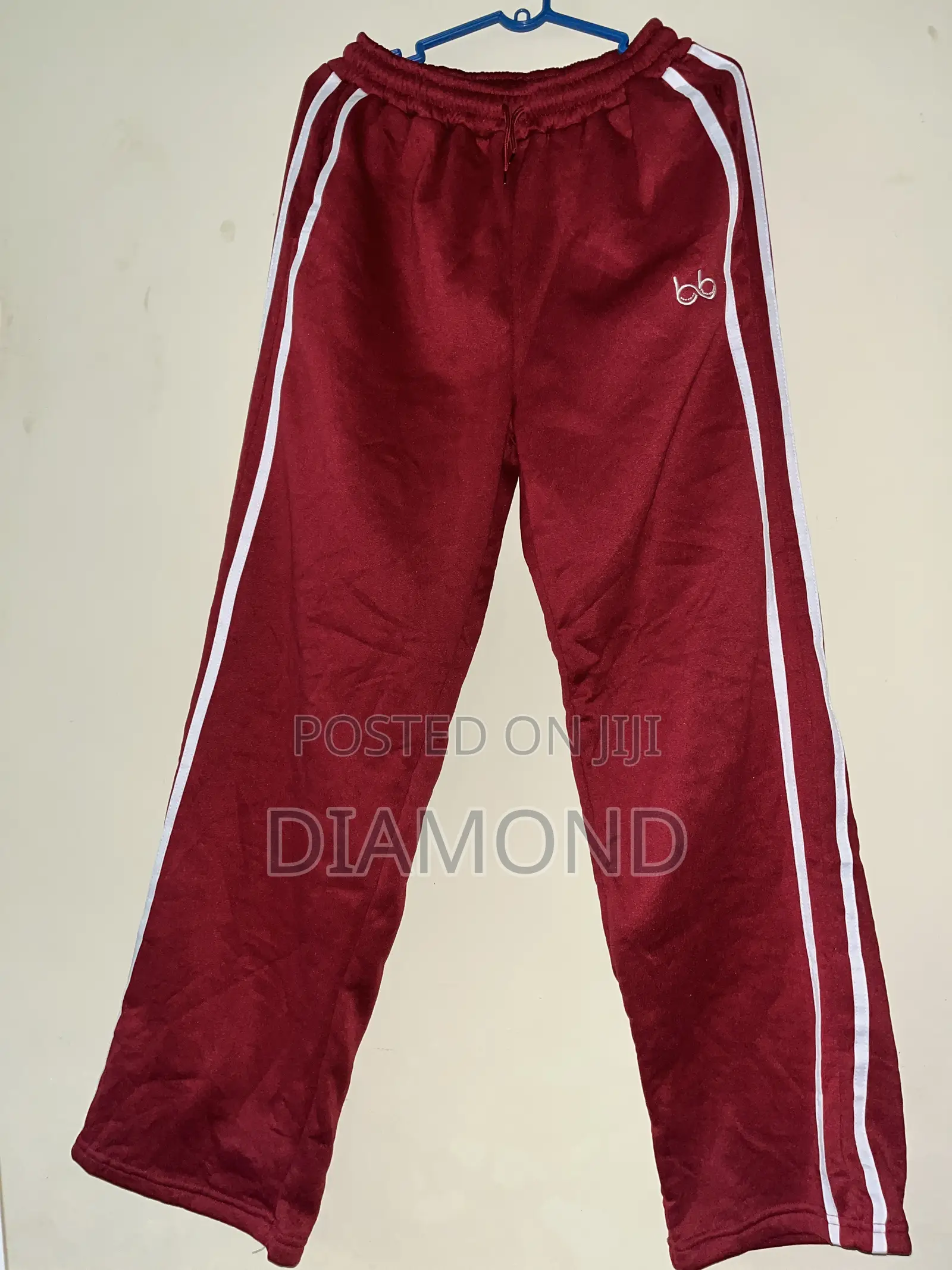 White Wide Leg Joggers
