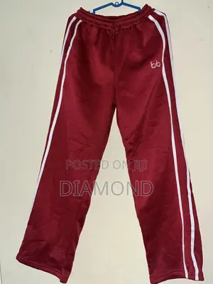 White Wide Leg Joggers