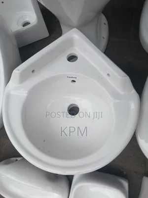 Twyford Ceramic Corner Wall Hung Small Size Basin