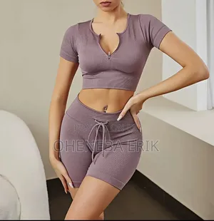 Fashionable and Top Quality Cross-Border Fitness Clothing Set,