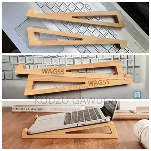Wooden Laptop Stand (With Engraving of Your Name)