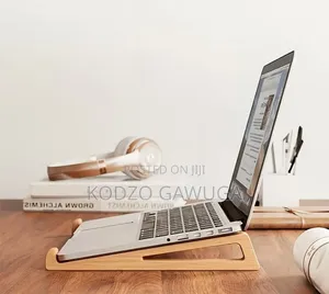 Wooden Laptop Stand (With Engraving of Your Name)
