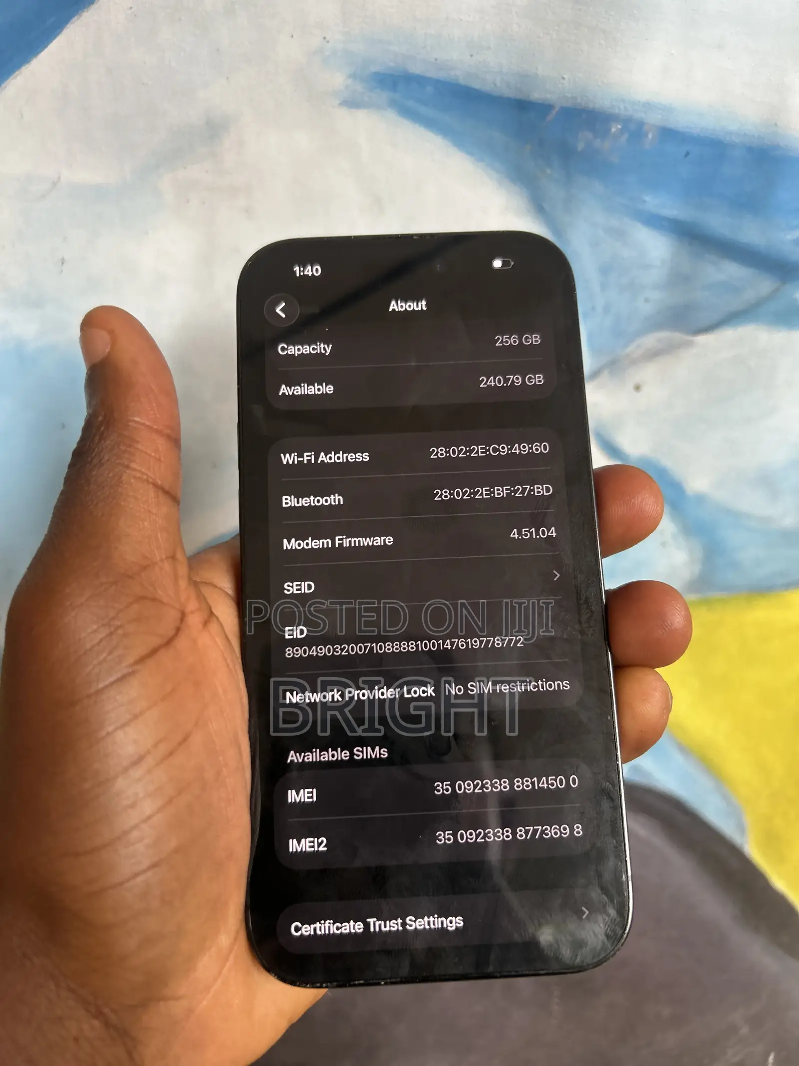 Apple iPhone 14 Pro 256 GB Black