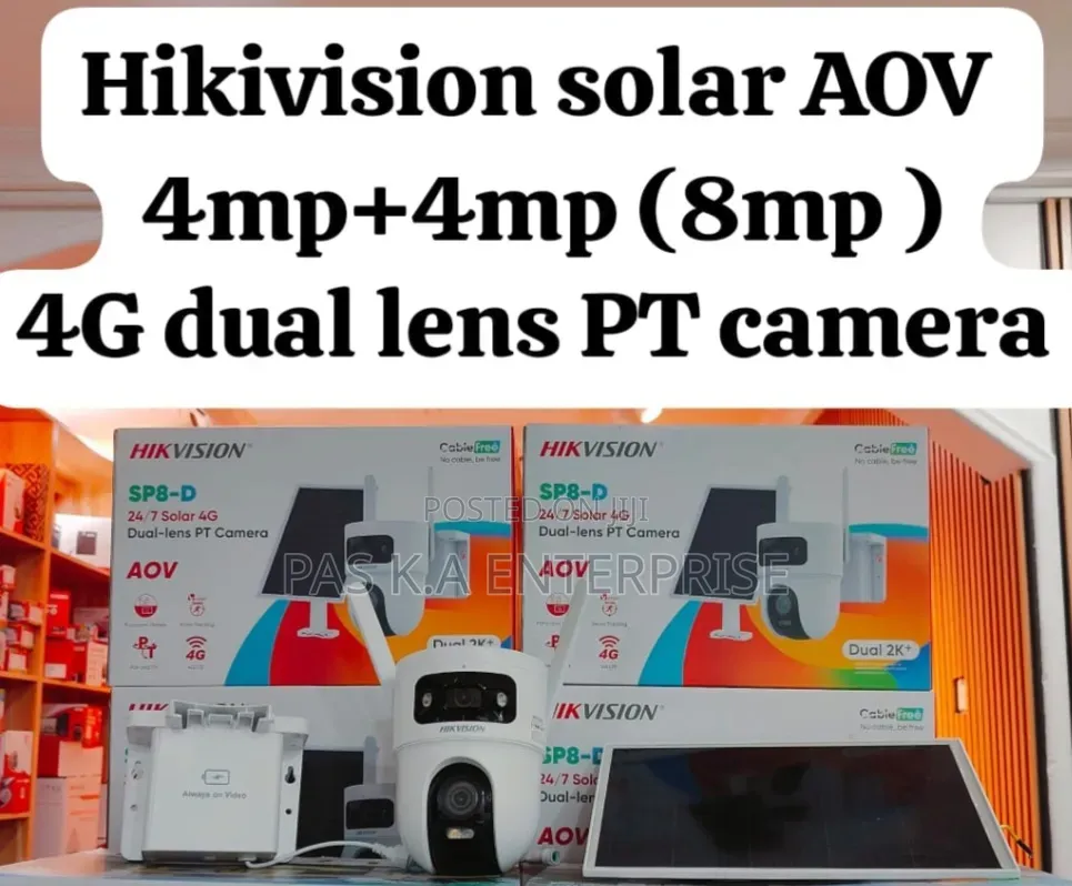 Hikvision AOV Dual Lens 4G Solar Pt Camera
