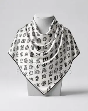 Aseda Luxury Silk Scarf | Premium African Silk Head Wrap