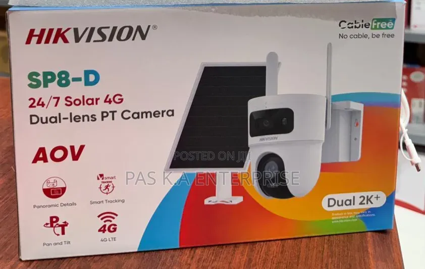 Hikvision AOV Dual Lens 4G Solar Pt Camera