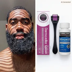 Kirkland Minoxidil Bottle+Derma Roller (Fast Active Results)