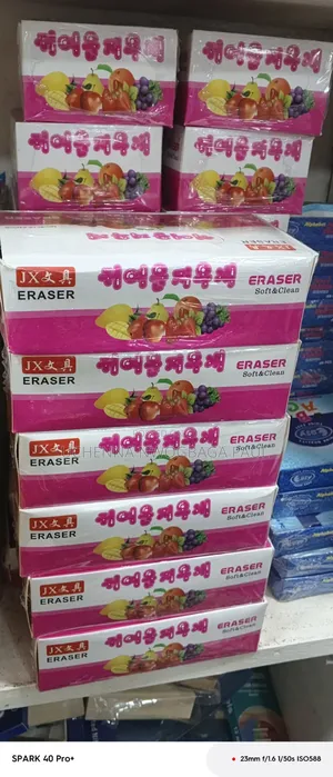 Fruit Eraser Soft and Clean 20packs