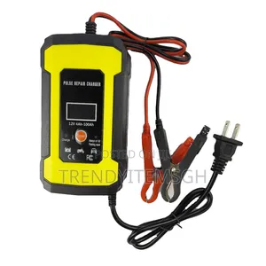 12V Smart Pulse Repair Car Battery Charger With LCD Display