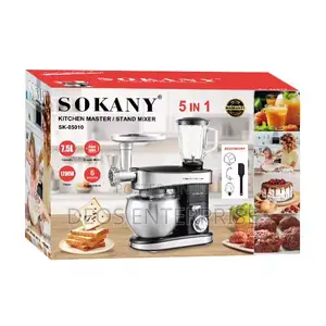 Sokany 5 in 1 Multi-Function Food Mixer Blender