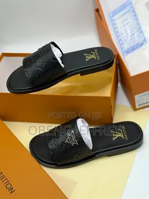 Original Louis Vuitton Slippers in Varieties