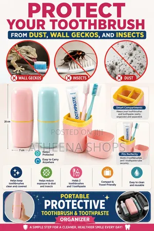 Protective Toothbrush and Toothpaste Holding Kit