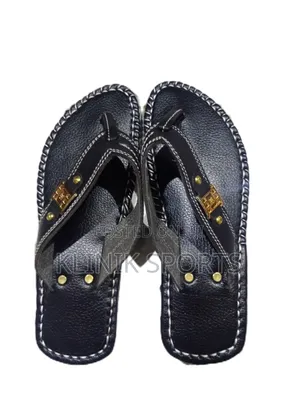 Strong Leather Flip-Flops