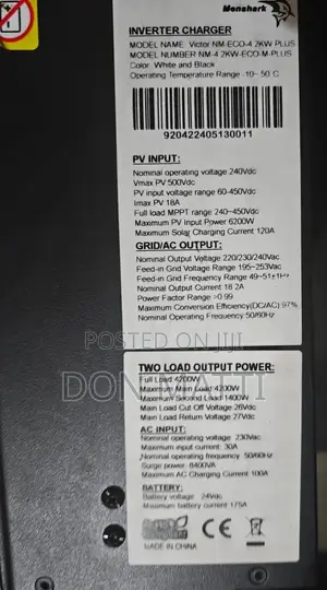24v 4.2kw Solar Inverter