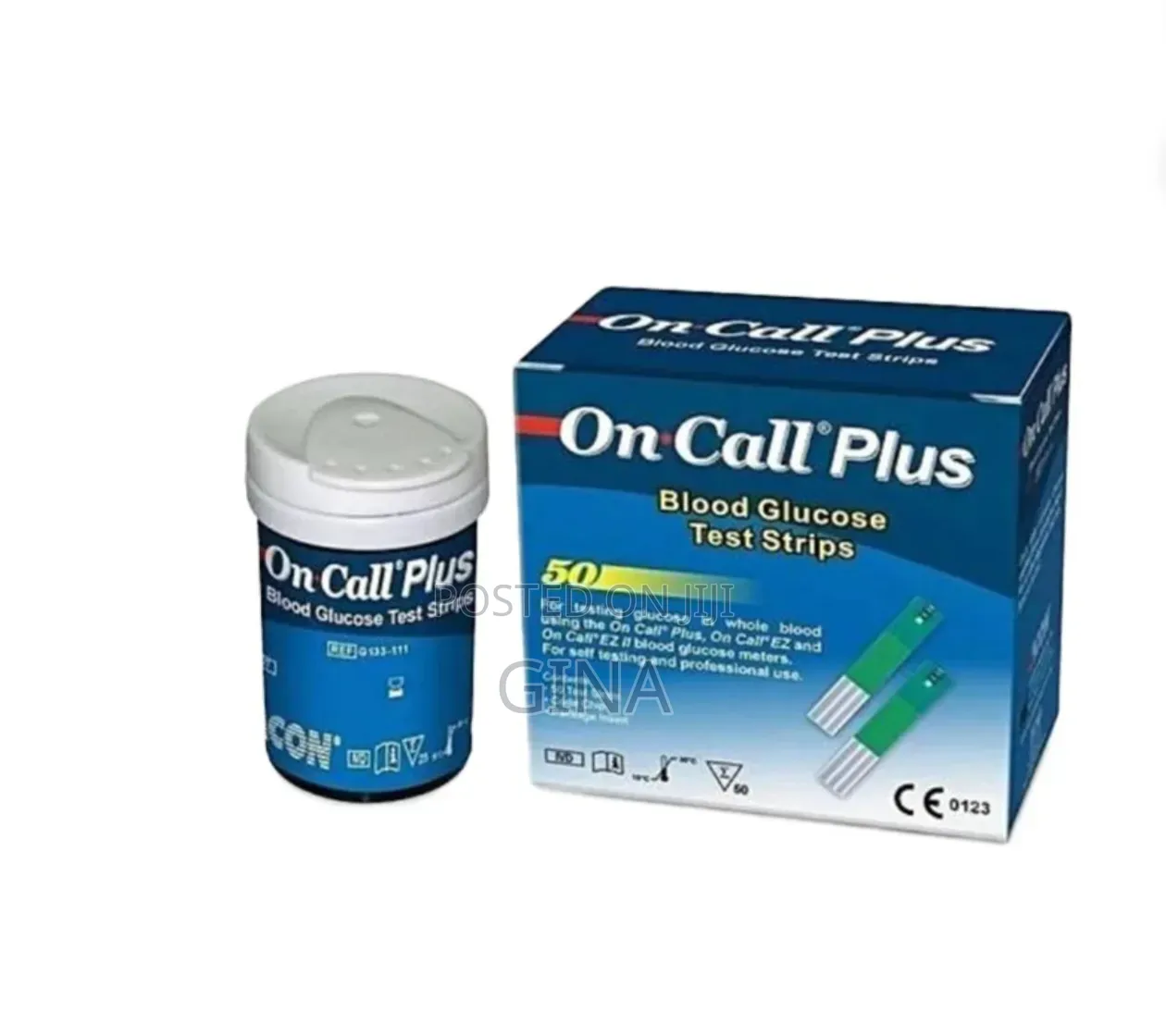 Oncall Glucose Test Strips (50 Pieces)