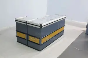 Cashier Counter Steel With Durable Plastic Top – Supermarket Checkout