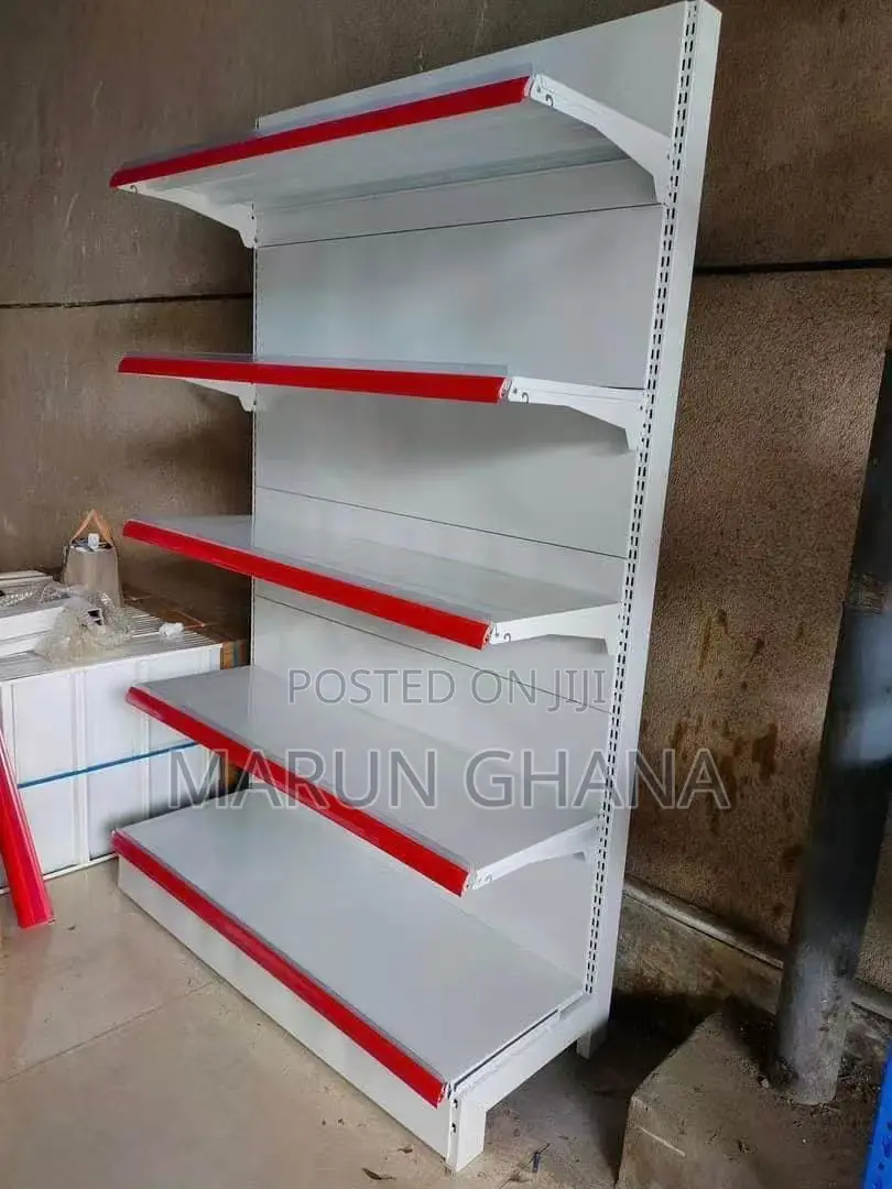 Single-Sided Supermarket Shelves – Adjustable Retail Display Rack