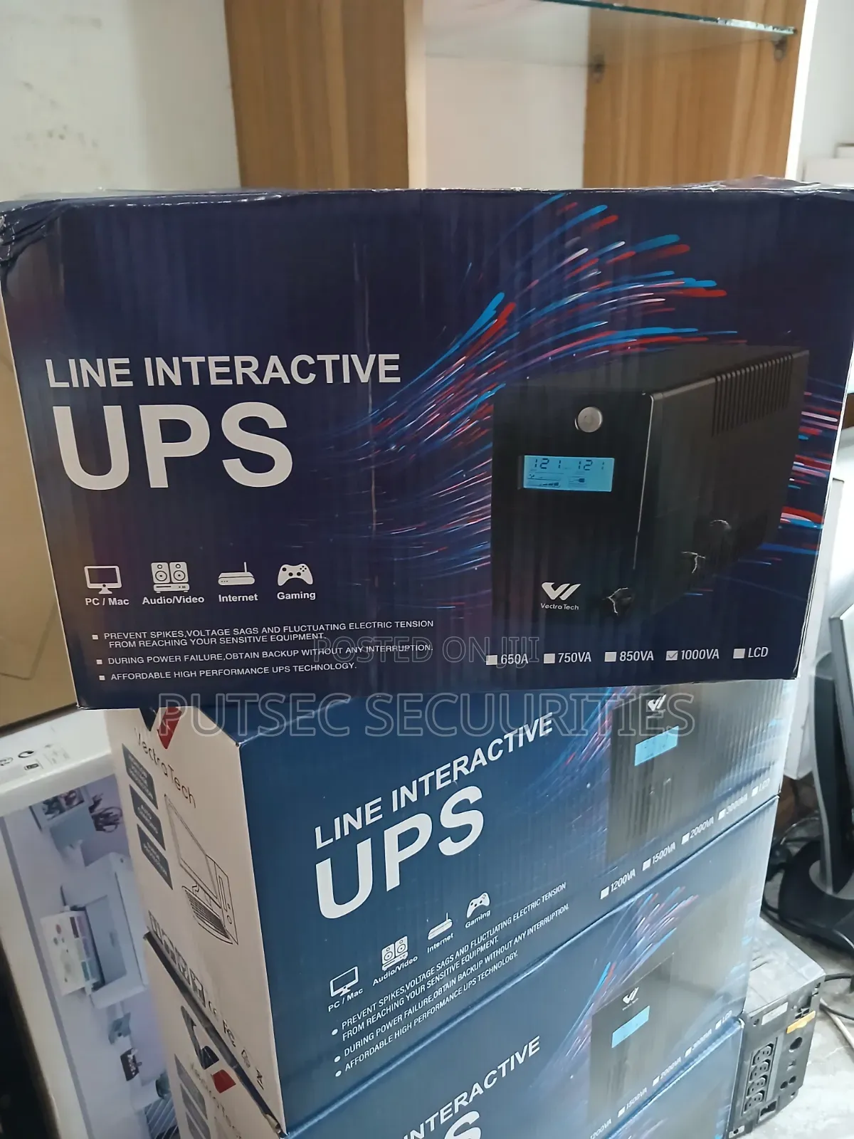 1000va Ups Uninterrupted Power Supply Vectra Tech