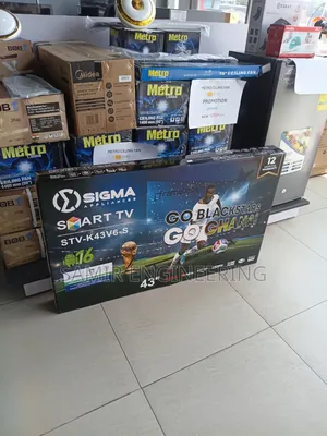 Sigma 43-Inches Frameless Smart Android TV: Immersive Full HD