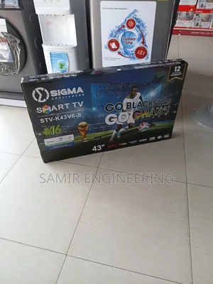 Sigma 43" Frameless Smart TV: Pure Entertainment, Zero Borders