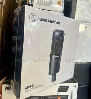 Audio Technica AT2020 Cardioid Medium-Diaphragm Condenser Microphone