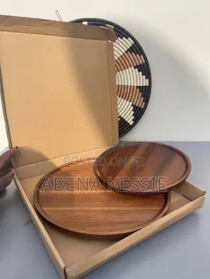2 in 1 Wooden Plate