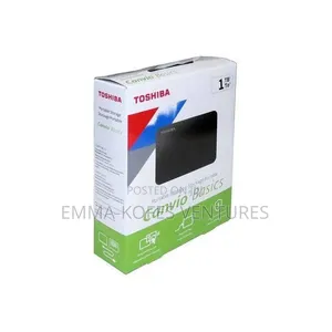 Portable USB 3.0 External Hard Drive - 1TB Black