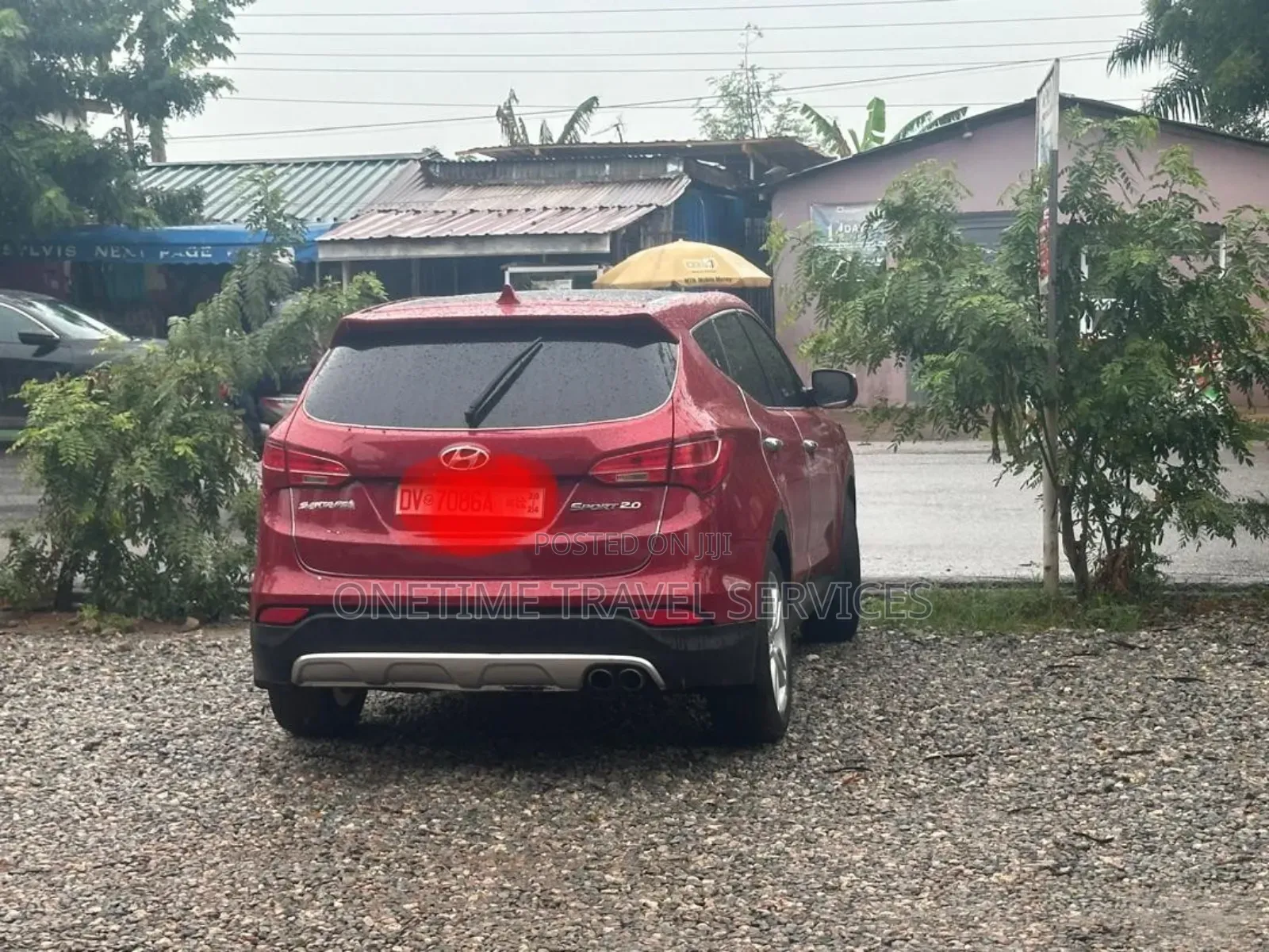 Hyundai Santa Fe 2014 Red