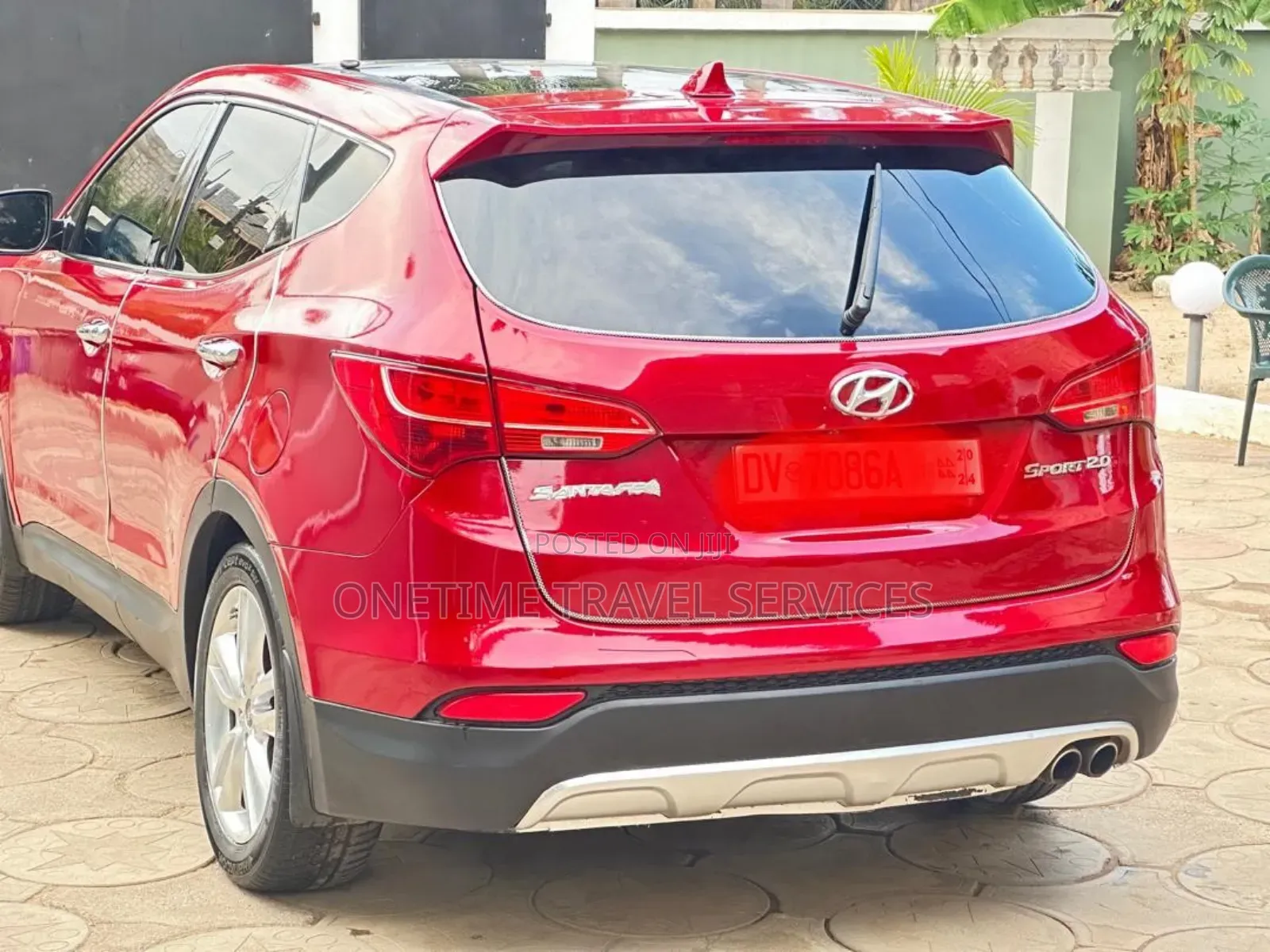Hyundai Santa Fe 2014 Red