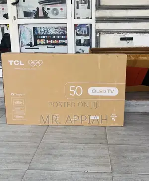 Choose Sleek TCL 50” Qled Smart Satellite Android TV(2024 Model)