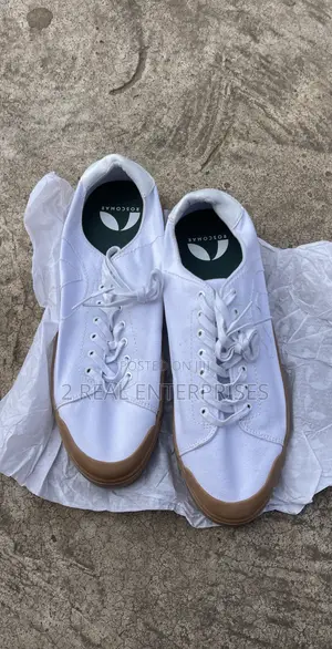 Roscomar White Canvas Sneakers Size 44