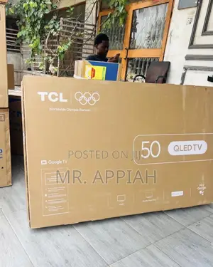 Check Out Durable TCL 50” Qled Smart Satellite Android TV(Black) 
