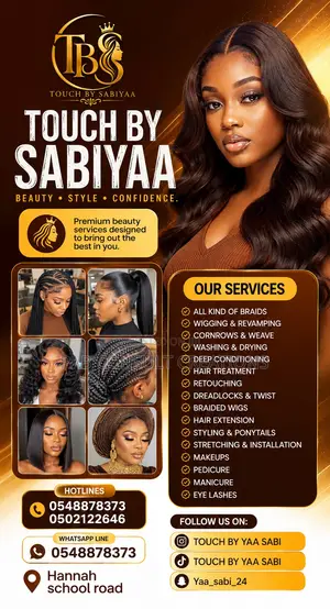 Salon Banner and Poster Graphic Design