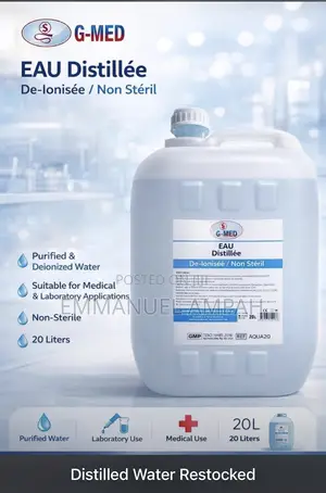 Distilled Water 20L