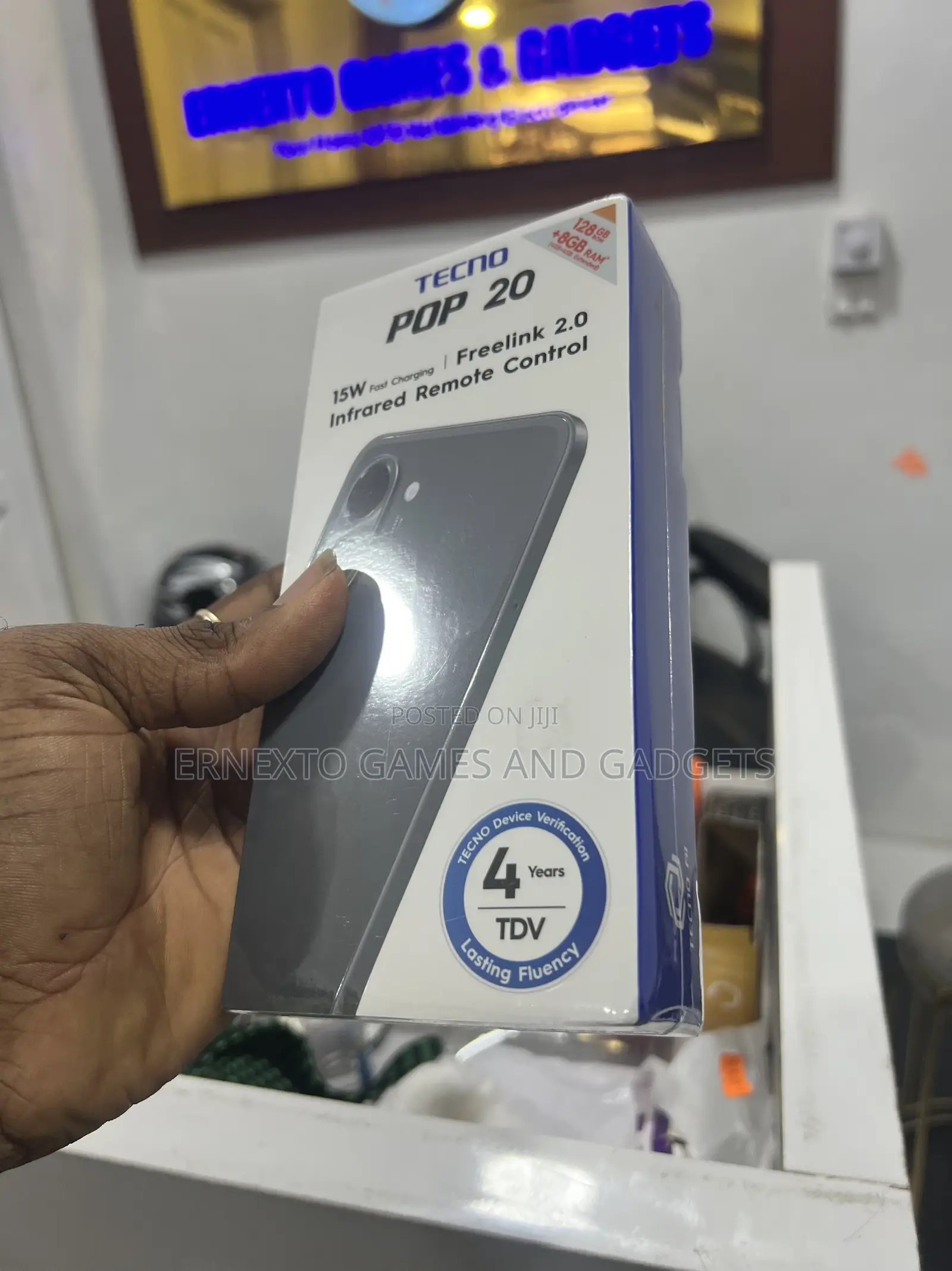 New Tecno Pop 20 128 GB Gray